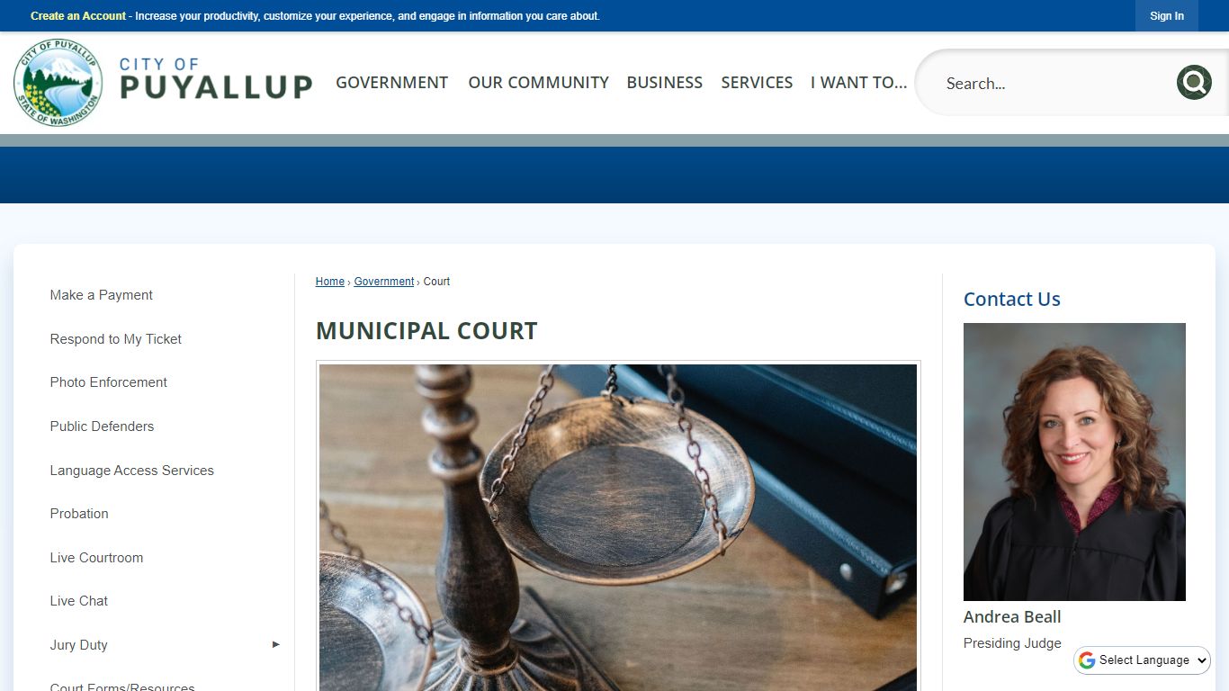 Municipal Court | Puyallup, WA