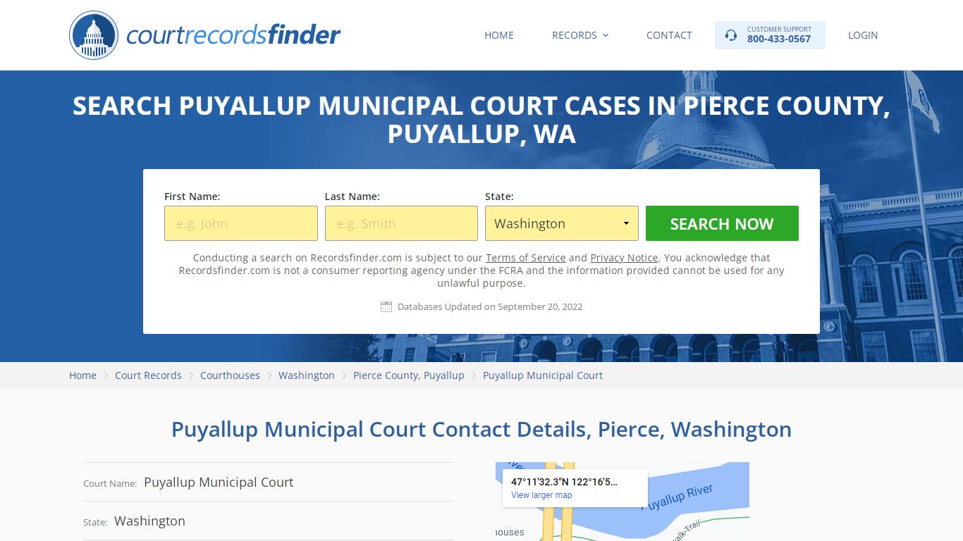 Puyallup Municipal Court Case Search - RecordsFinder